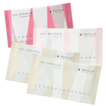 妊活プロテイン モトクルの夫婦セットの3種セットです。ほうじ茶味がメインのセットです。